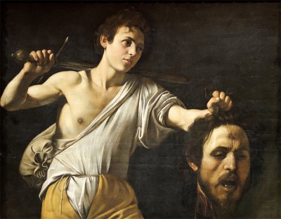 dipinto di Caravaggio - Davide e Golia
